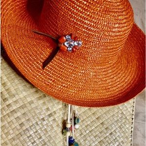 💫💫 SCALA - CROCHETED RAFFIA UPBRIM HAT💫💫#SCLO